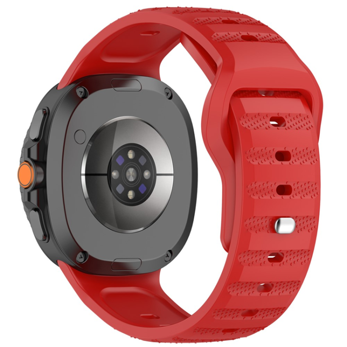A-One Brand - Galaxy Watch 8/8 Classic (40/44/46mm) Armband Dot Pattern - Röd