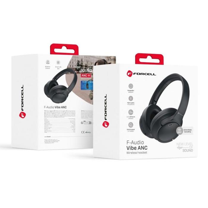 Forcell - FORCELL Bluetooth Trådlösa Hörlurar Over-ear Vibe ANC TUYA