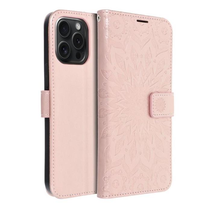 OEM - iPhone 15 Pro Max Plånboksfodral Mezzo - Rose Guld
