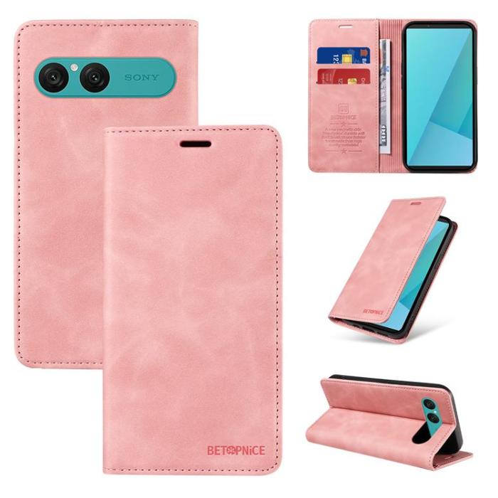BETOPNICE - BETOPNICE Sony Xperia 10 VII Plånboksfodral RFID - Rosa