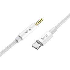 Hoco - HOCO Kabel AUX Jack 3,5 mm till USB-C UPA19 1 m silver