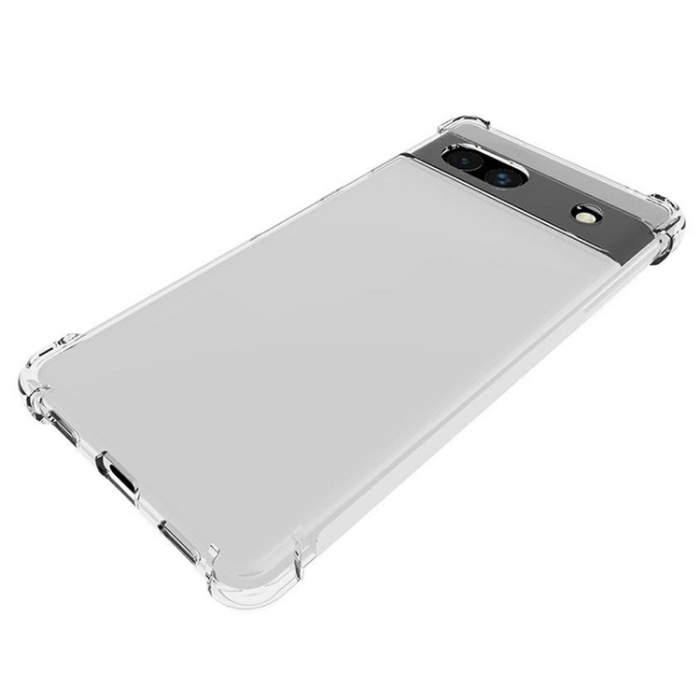 A-One Brand - Google Pixel 7a Mobilskal Non-Slip ShockProof TPU - Transparent