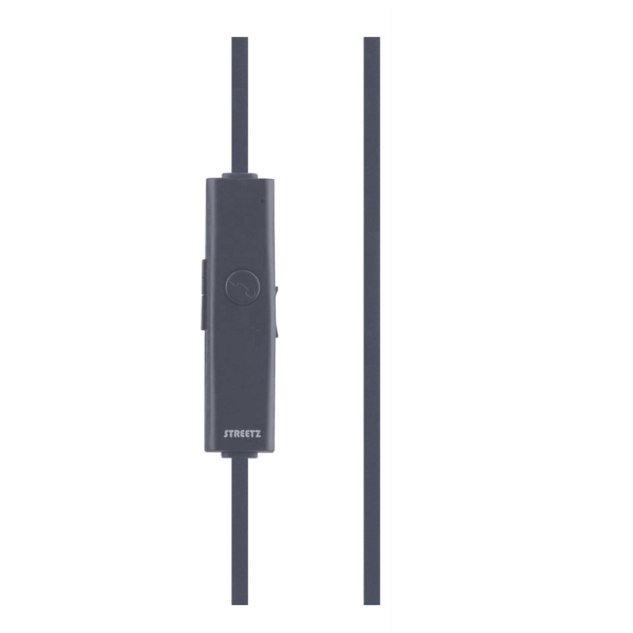 UTGATT5 - STREETZ Bluetooth-sporthörlurar, mikrofon, Bluetooth 4.1, grå/rosa
