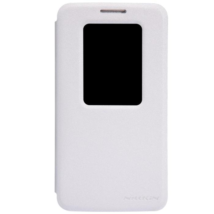 UTGATT5 - Nillkin Sparkle Window View fodral till LG G2 Mini (Vit)
