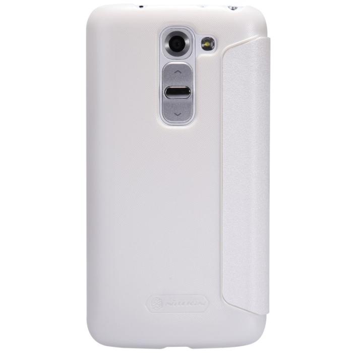 UTGATT5 - Nillkin Sparkle Window View fodral till LG G2 Mini (Vit)