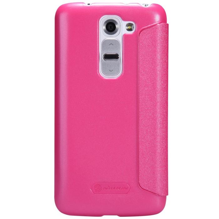 UTGATT5 - Nillkin Sparkle Window View fodral till LG G2 Mini (Magenta)