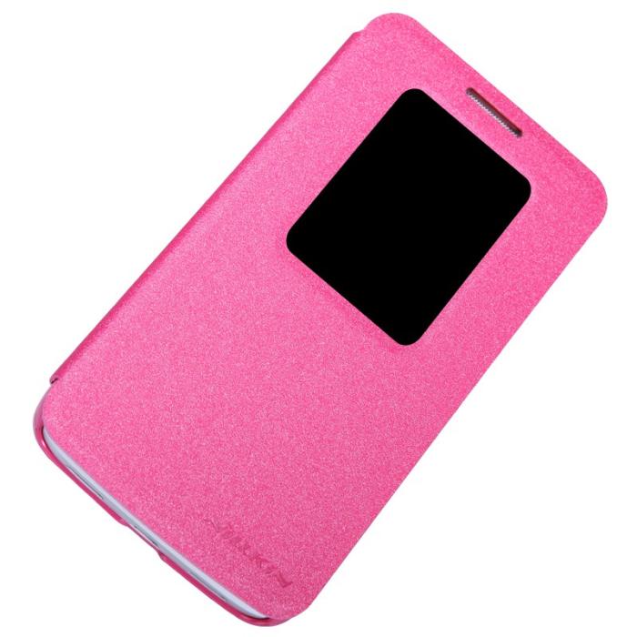 UTGATT5 - Nillkin Sparkle Window View fodral till LG G2 Mini (Magenta)