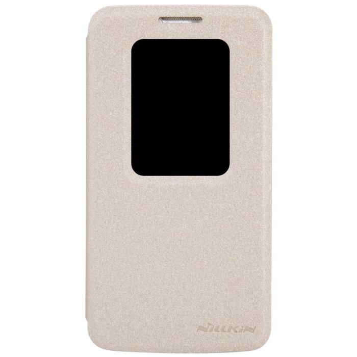 UTGATT5 - Nillkin Sparkle Window View fodral till LG G2 Mini (Gold)