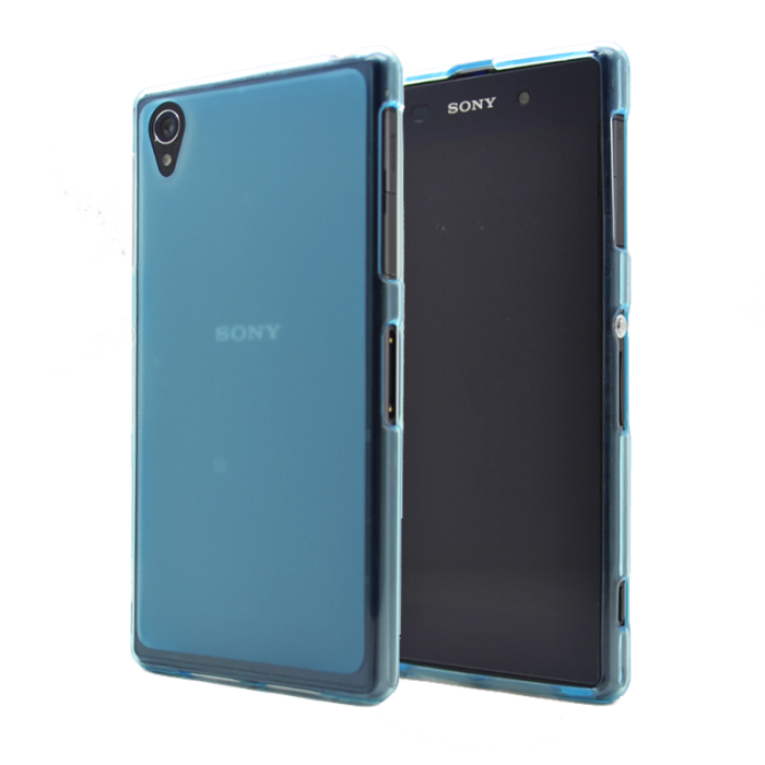 UTGATT4 - FlexiCase Skal till Sony Xperia Z1 (Blå)