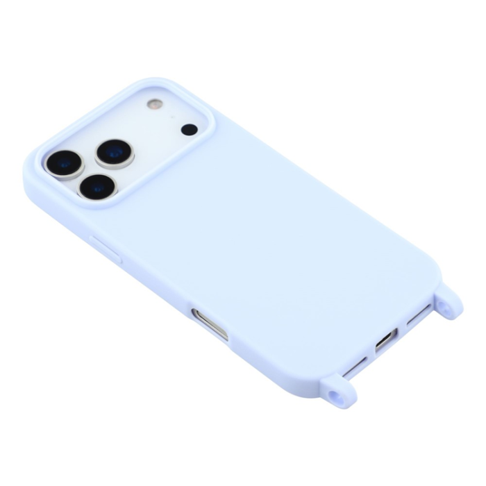 A-One Brand - iPhone 17 Pro Mobilskal TPU med Hål för Rem - Ljuslila
