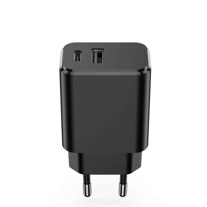 Setty - Setty Snabbladdare USB Till USB-C 20W 3A - Svart