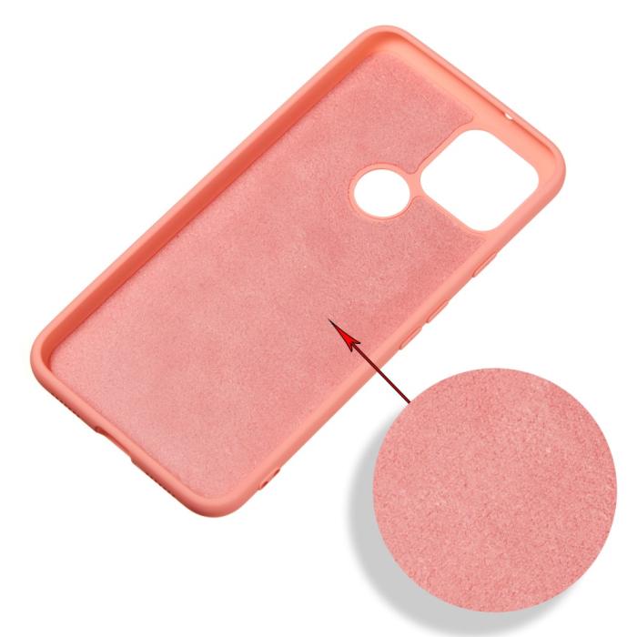 OEM - Liquid Silicone Mobilskal Google Pixel 4a 5G - Rosa