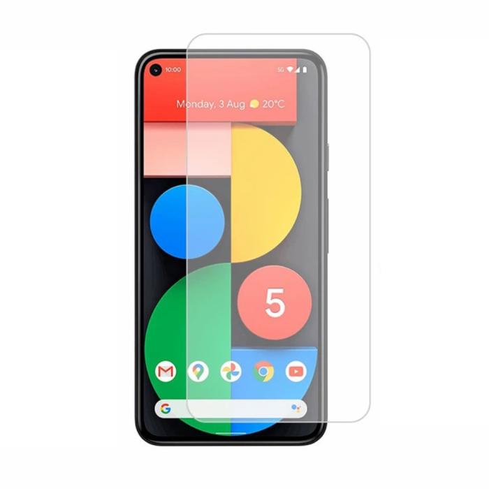 UTGATT4 - Härdat Glas Skärmskydd Google Pixel 5 - Clear
