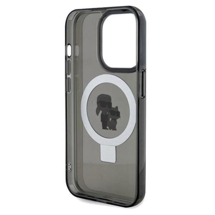 KARL LAGERFELD - Karl Lagerfeld iPhone 14 Pro Max Mobilskal MagSafe Ringställ