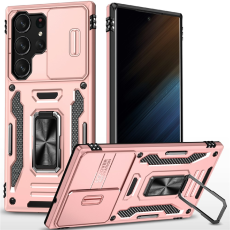 A-One Brand - Galaxy S25 Ultra Mobilskal Kickstand Slide - Roséguld