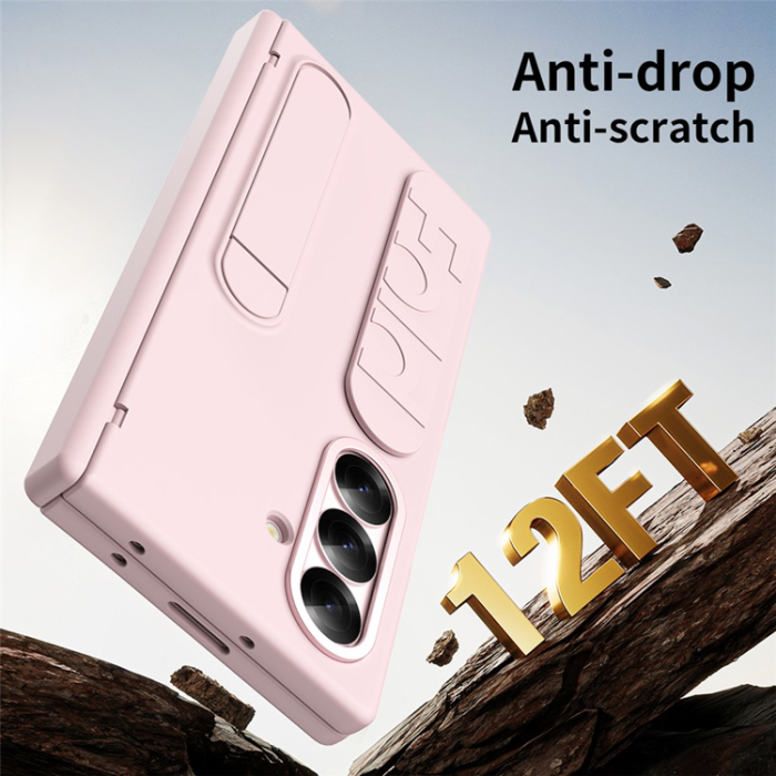 A-One Brand - Galaxy Z Fold 7 Mobilskal Kickstand Armband - Rosa