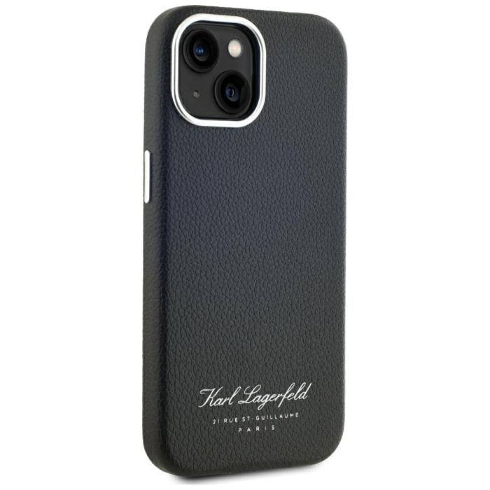KARL LAGERFELD - Karl Lagerfeld Mobilskal till iPhone 15 MagSafe Hotel RSG - Svart