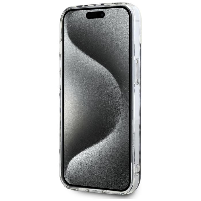 KARL LAGERFELD - Karl Lagerfeld Mobilskal till iPhone 15 MagSafe IML Fullover Logo - Guld