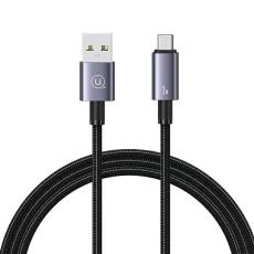 USAMS - USAMS Kabel USB-microUSB 2A 1.2m st&aring;l SJ668USB01