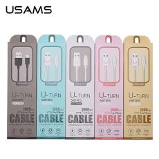 USAMS - USAMS Kabel U-Turn microUSB 1m svart 2A MICUSBXD01