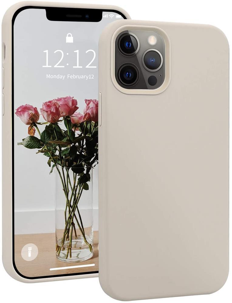 Liquid Silicone Skal iPhone 13 Pro Max - Beige | 2353 | AlltMobil