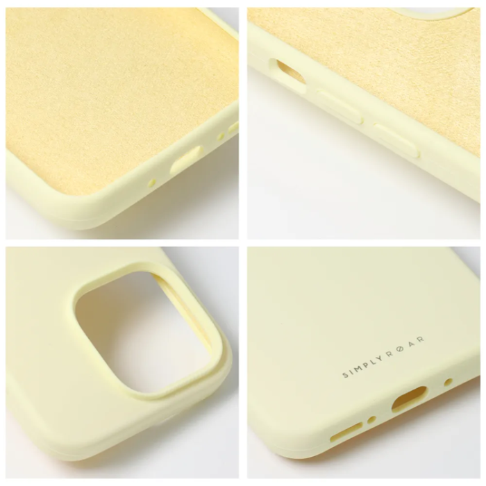 OEM - iPhone 15 Pro Mobilskal Roar Cloud Skin - Ljusgul