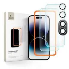 Tech-Protect - Tech-Protect [3-Pack] iPhone 16 Plus H&auml;rdat Glas Sk&auml;rmskydd Supreme