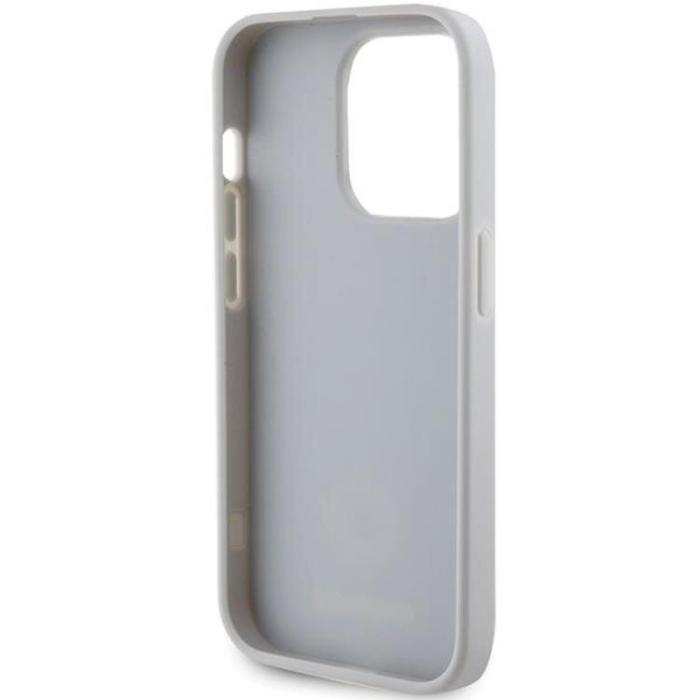 Guess - Guess iPhone 15 Mobilskal Strass Metal Logo - Silver