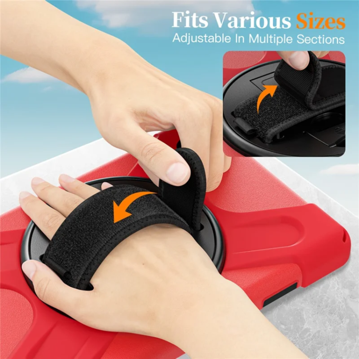 A-One Brand - Galaxy Tab A11 Mobilskal Kickstand Silikon Axelrem