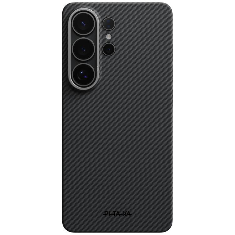 PITAKA Mobilskal För Galaxy S26 Ultra MagSafe Edge - Svart/Grå Twill | 2353 | AlltMobil