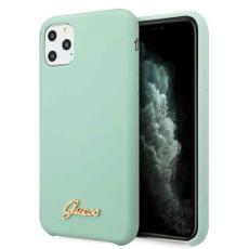Guess - Guess Skal iPhone 11 Pro Silicone Vintage Gold Logo - Gr