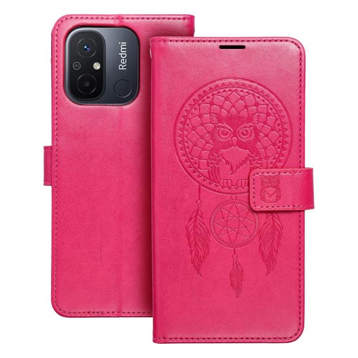 OEM - Xiaomi Redmi 12C Plånboksfodral Mezzo Dream Catcher -Rosa