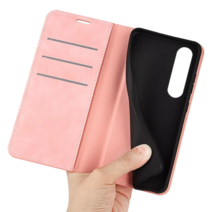 Taltech - Sony Xperia 1 VI Plånboksfodral - Rosa