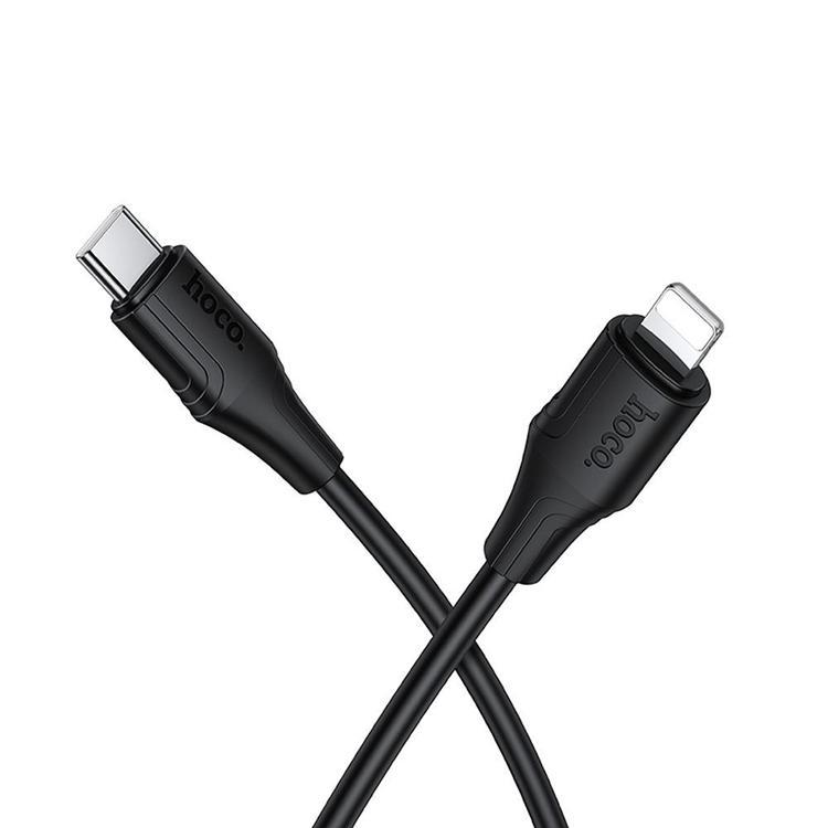 HOCO USB-C till Lightning 27W Kabel 1m Silikon X124 - Svart | 3541 | AlltMobil