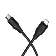 Hoco - HOCO USB-C till Lightning 27W Kabel 1m Silikon X124 - Svart