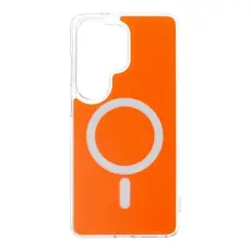 A-One Brand - Mobilskal F&ouml;r Galaxy S26 Ultra MagSafe Clear Fusion Mag - Orange