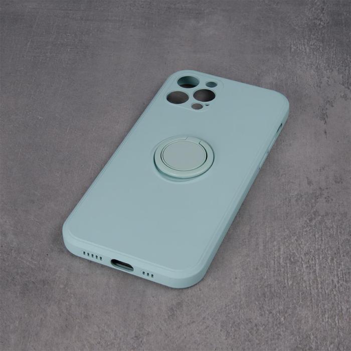 OEM - iPhone 14 fodral med fingerhållare - Ljusgrön