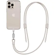 ENERGEA - ENERGEA USB-C till USB-C 240W Kabel 1.5m Lanyard Lasso - Sand