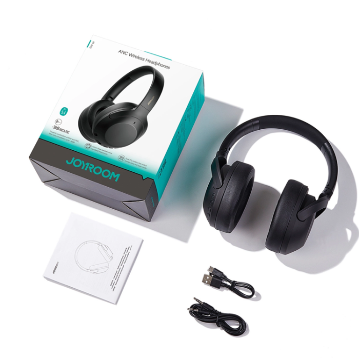Joyroom - Joyroom Over-Ear Hörlurar Trådlösa ANC Bluetooth - Svart
