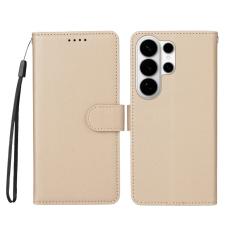 OEM - Mobilskal till Samsung Galaxy S26 Ultra 3 Kortplatser Konstl&auml;der Kr&auml;mvit
