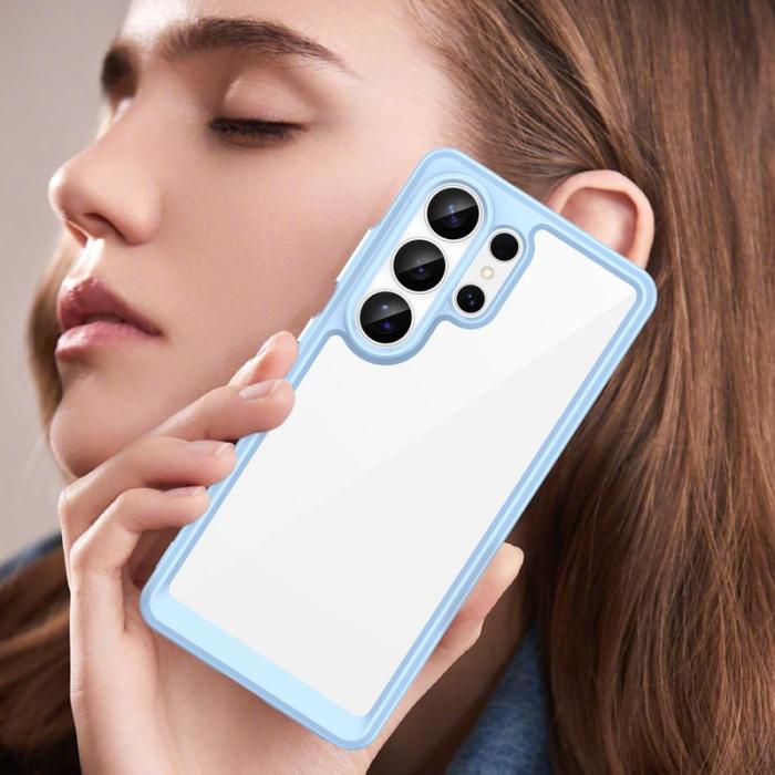 OEM - WANLONFENG Mobilskal till Samsung Galaxy S26 Ultra TPU XC Serie - Blå