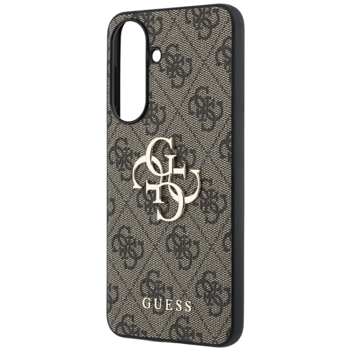 Guess - Guess Mobilskal För Galaxy A57 5G Läder 4G Metal Logo - Brun