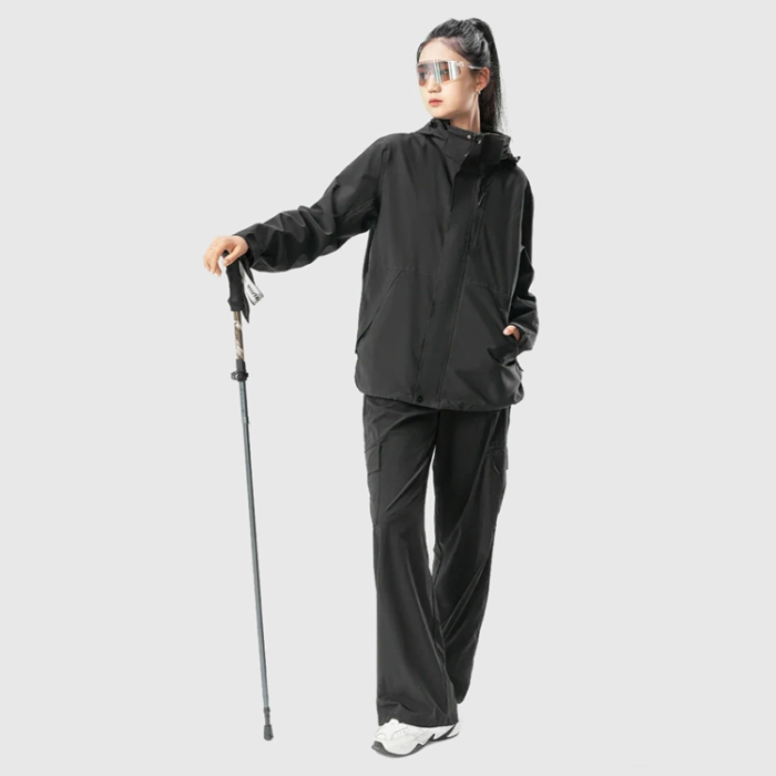 Qunature - Qunature Nordic Gångstavar Aluminum 110-130 cm - Brun