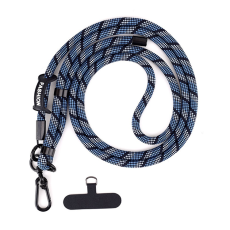 A-One Brand - Crossbody Mobilrem Lanyard Justerbar 7mm - Tonerad bl&aring;