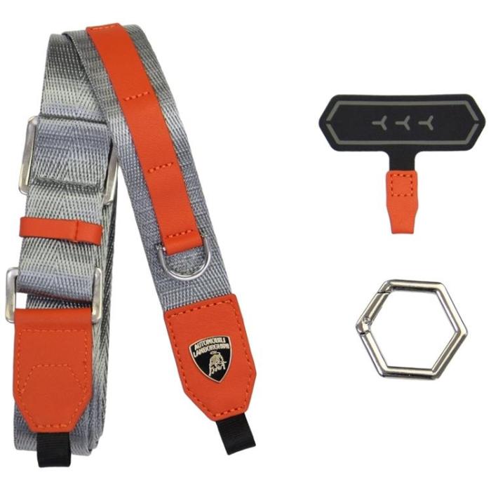 Audi - Lamborghini Crossbody Mobilrem Webbing Strap - Orange