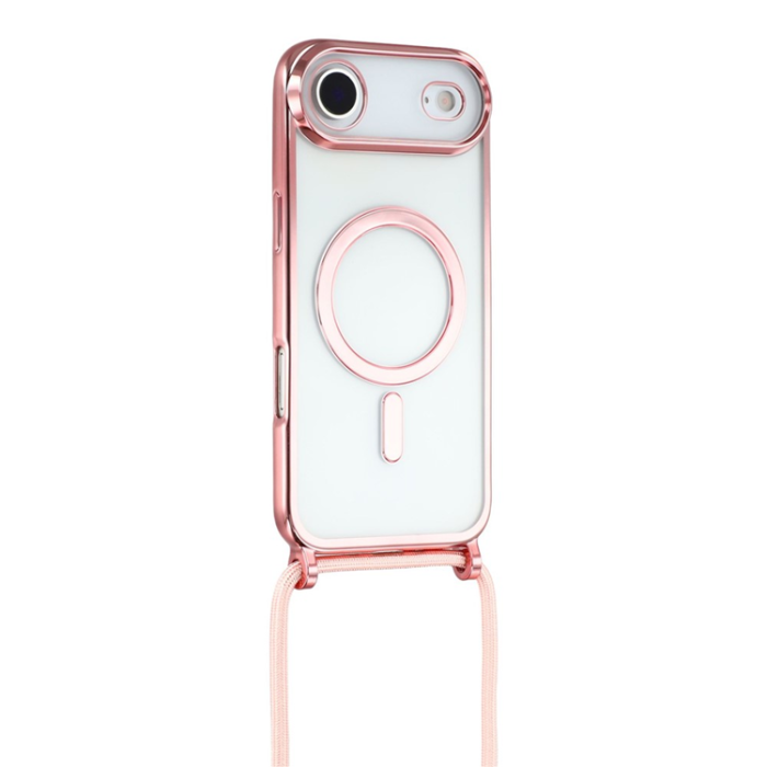 A-One Brand - iPhone Air Mobilskal MagSafe Electroplating Edge TPU - Rosa
