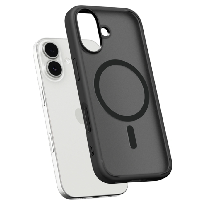 Spigen - Spigen iPhone 17 Mobilskal Magsafe Ultra Hybrid - Frost Svart