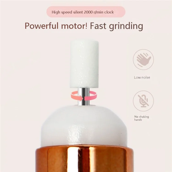 OEM - Elektrisk Nagelborrmaskin Mini för Slipning, Polering - Vit