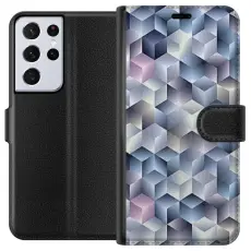 Gustaf - Pl&aring;nboksfodral till Samsung Galaxy S21 Ultra 5G med Cyklon