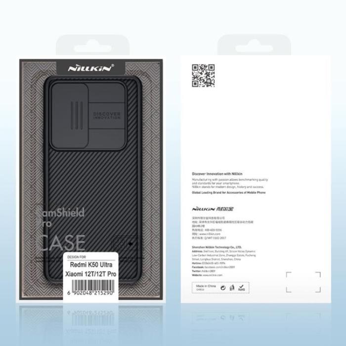 Nillkin - Nillkin Xiaomi 12T Skal Camshield - Svart